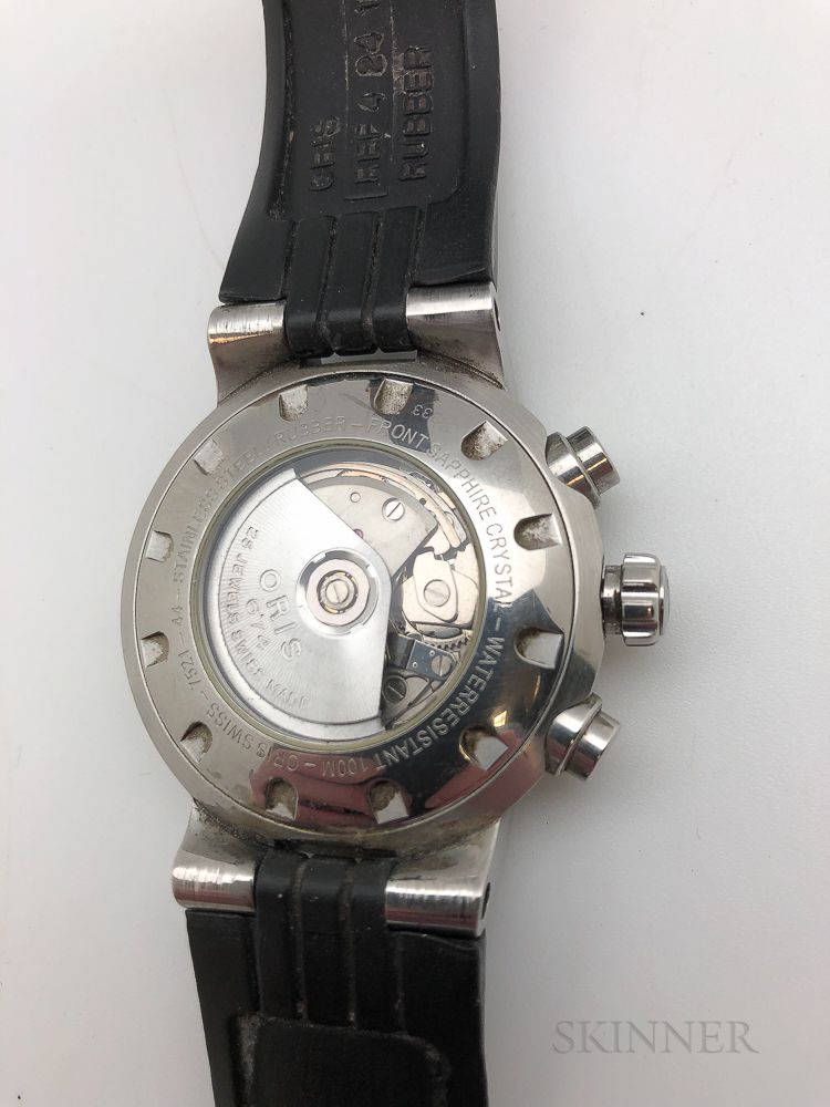 Sold at auction Oris Stainless Steel TT1 Reference 7521 44